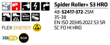 Preview: SIEVI SPIDER ROLLER+ S3 HRO Größe 35-38